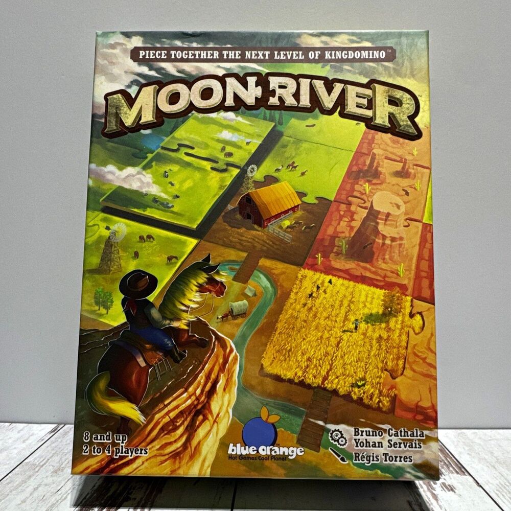 Blue Orange Games Moon River Strategy Board Game 2-4P Ages 8+ 2023 MPN 09066